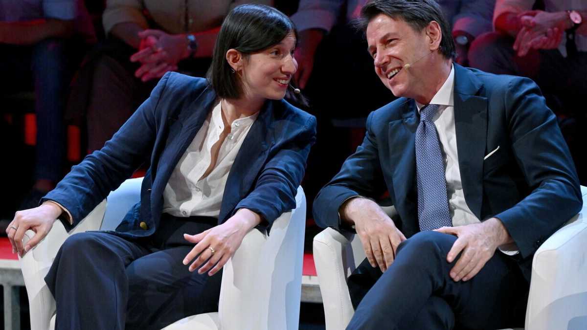 Immagine di Conte a Schlein sul flop alle elezioni: “Meloni non si batte con i campi larghi”