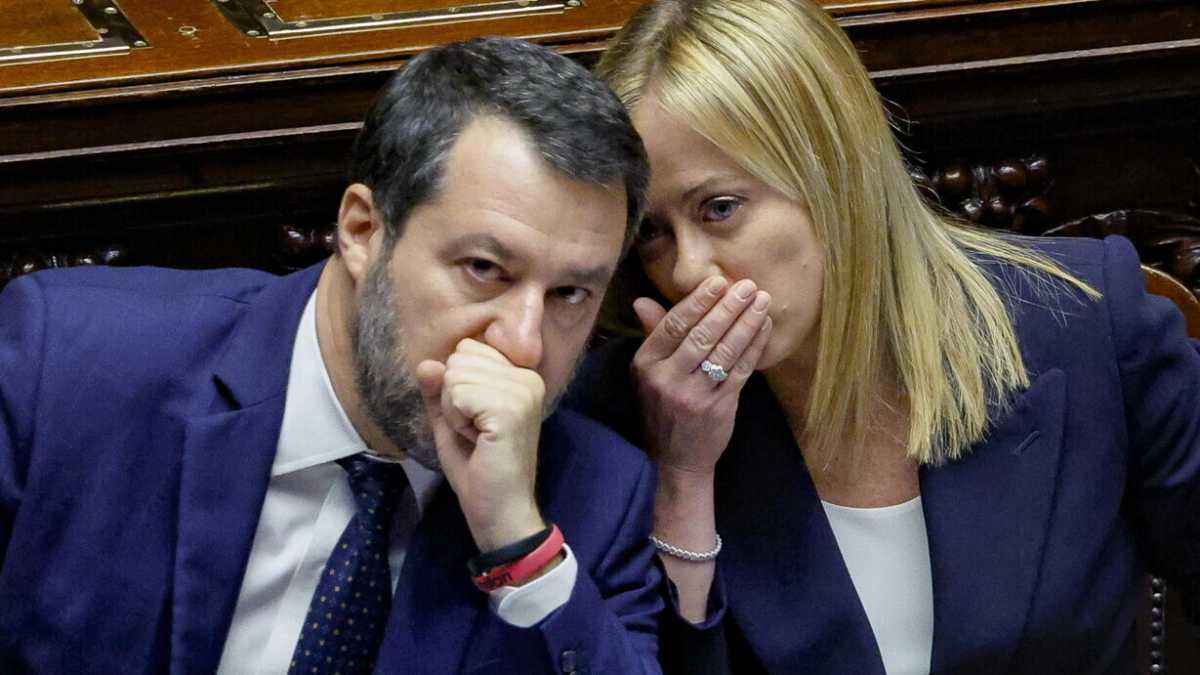 Immagine di Meloni e Salvini come Marte e Venere. Il caso Schlein