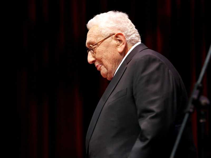 <span style="color: rgb(8, 8, 8); font-family: Lato, sans-serif; font-size: 14px;">Henry Kissinger nel 2015 (Steve Mack / Getty Images)</span>