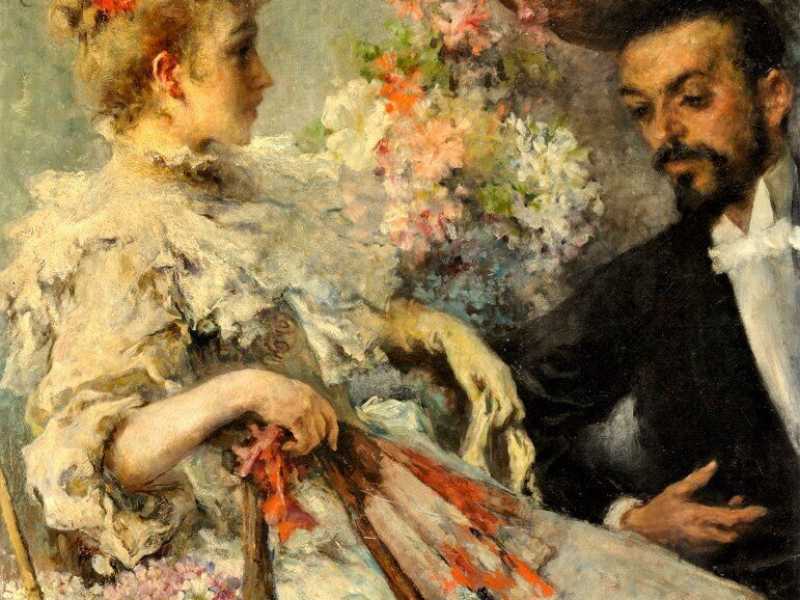 Ritratto di Italo Svevo con la sorella Ortensia, di Umberto Veruda (Wikipedia)