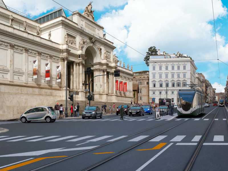 Le comiche romane: una tramvia senza tram