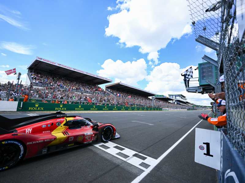 La Ferrari vince la 24 ore di Le Mans. Il capolavoro di Antonello Coletta