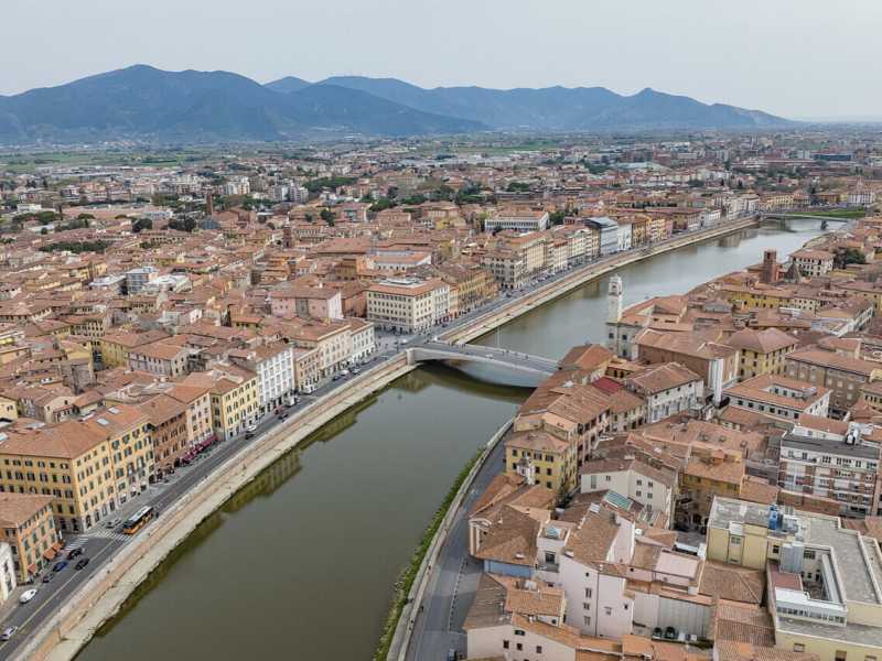Veduta di Pisa (Wikipedia)