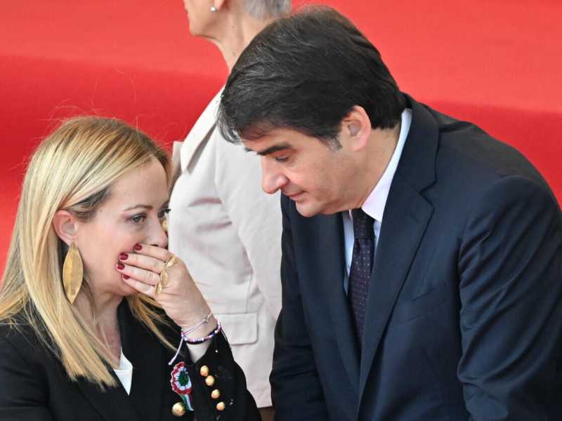 Giorgia Meloni e Raffaele Fitto (Ansa)