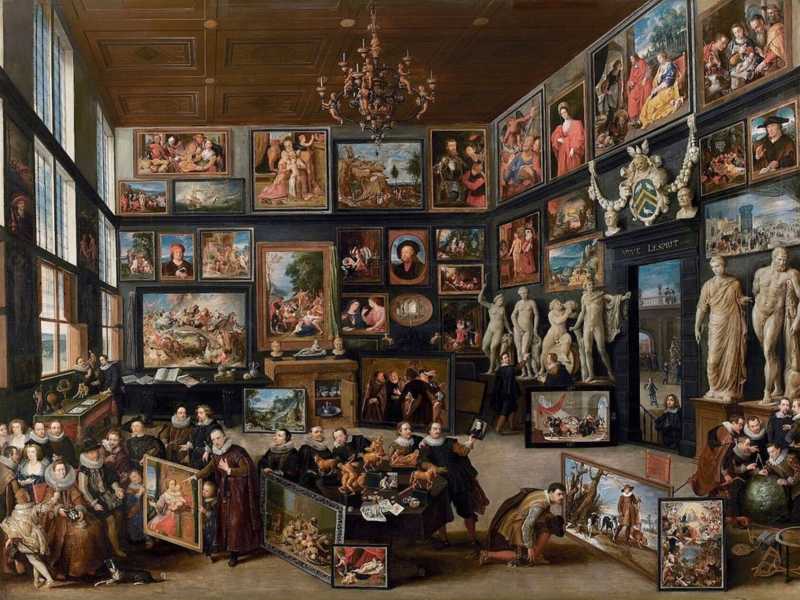 Willem van Haecht, "La galleria di Kornelis van der Geest" (Wikipedia)<br />
