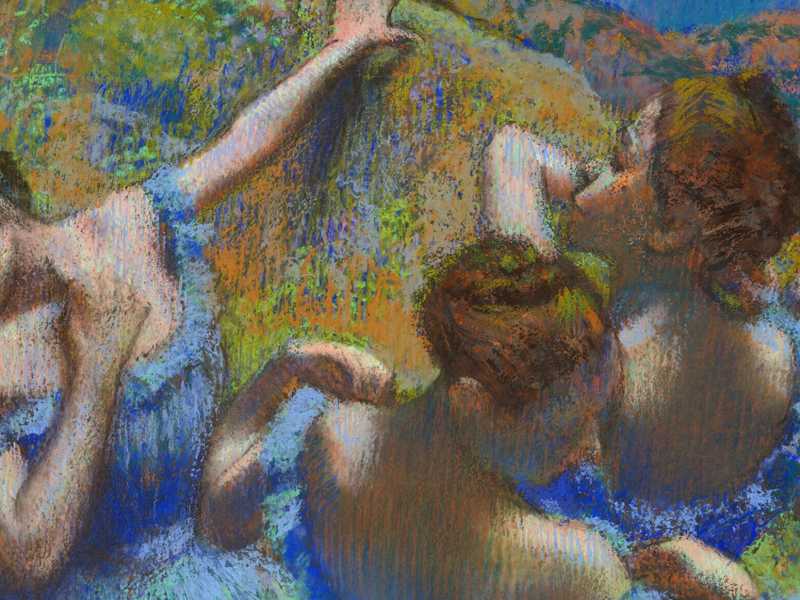 Edgar Degas, "Ballerine dietro le quinte" (Wikipedia)