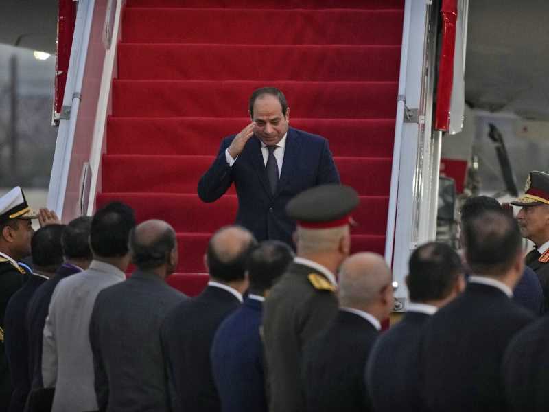 Il presidente egiziano Abdel Fattah al Sisi (foto LaPresse)