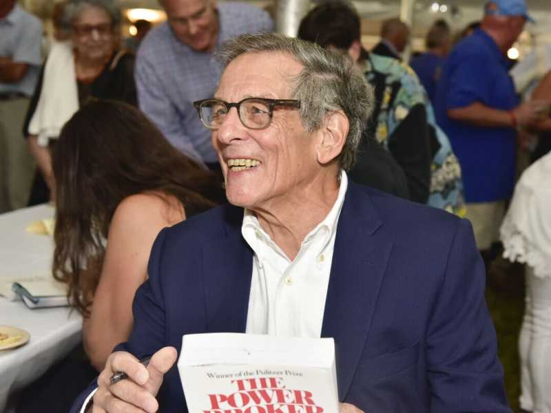 Robert Caro alla Authors Night 2017 della The East Hampton Library, New York. (Eugene Gologursky/Getty Images)&nbsp;<br />