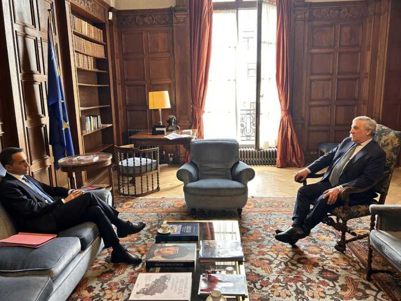 Foto dal profilo Twitter di Luigi di Maio (@EUSR_Gulf)<br />