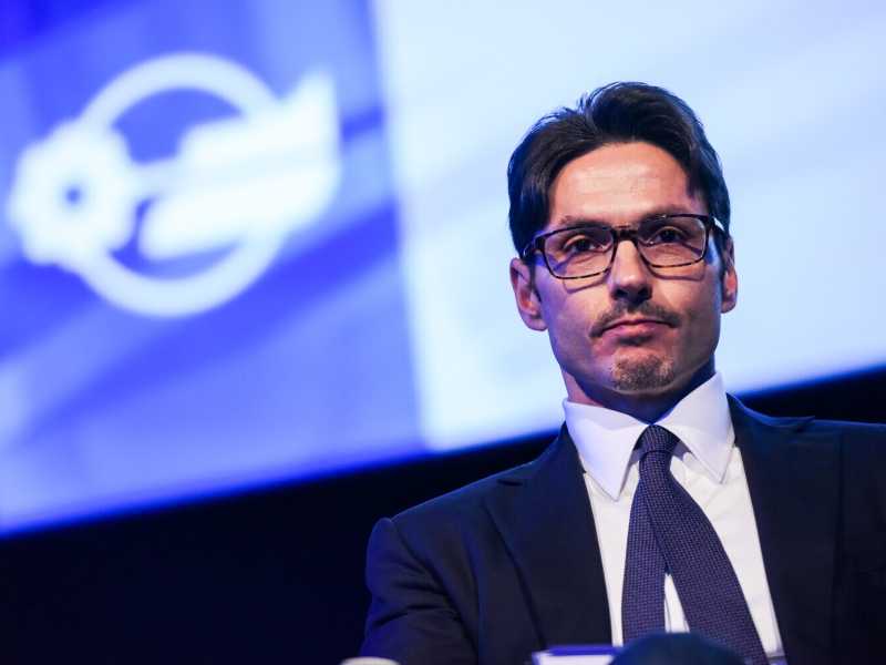 Con Pier Silvio Berlusconi alla presentazione dei palinsesti Mediaset