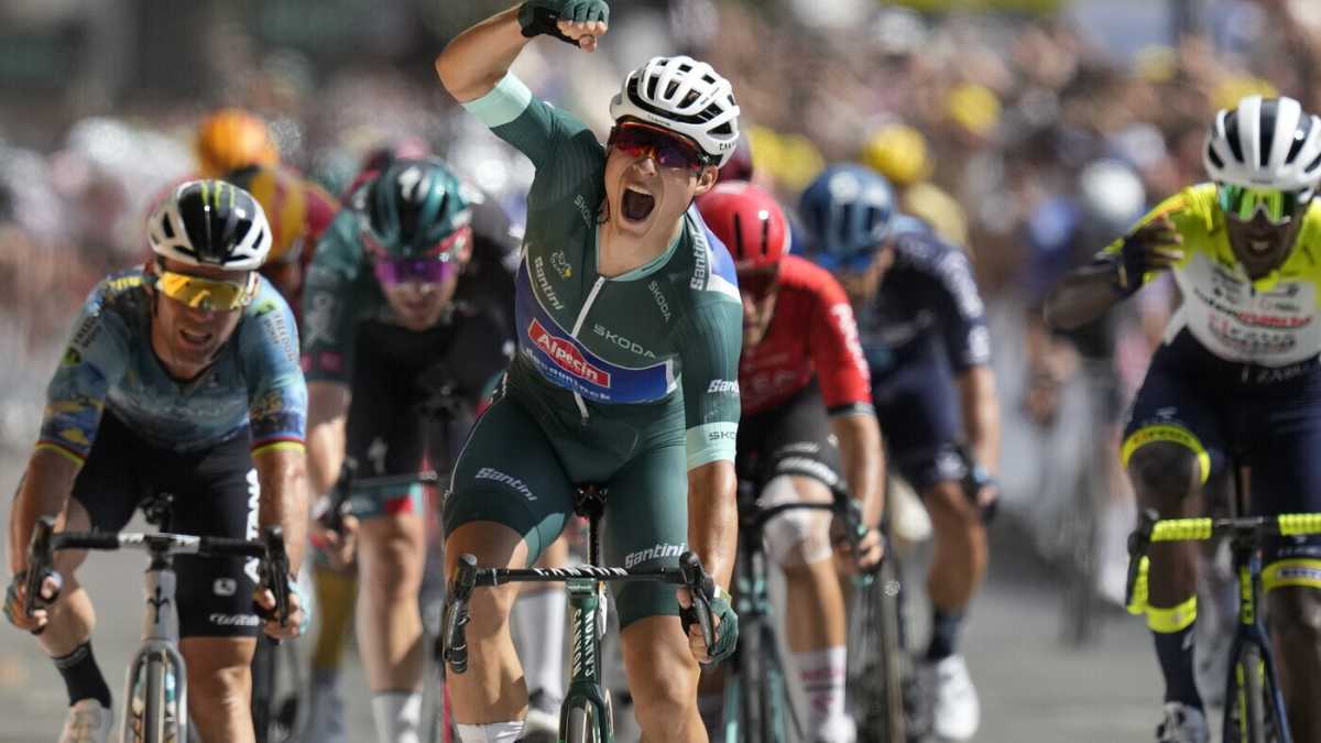 Immagine di Tour de France. Philipsen rimanda il sogno di Cavendish