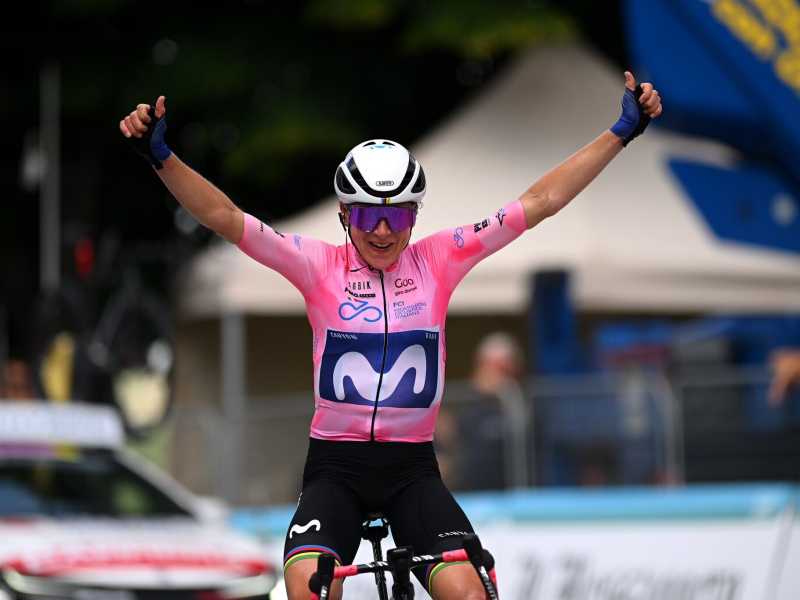 Annemiek van Vleuten (foto tratta dal profilo Twitter del Team Movistar)