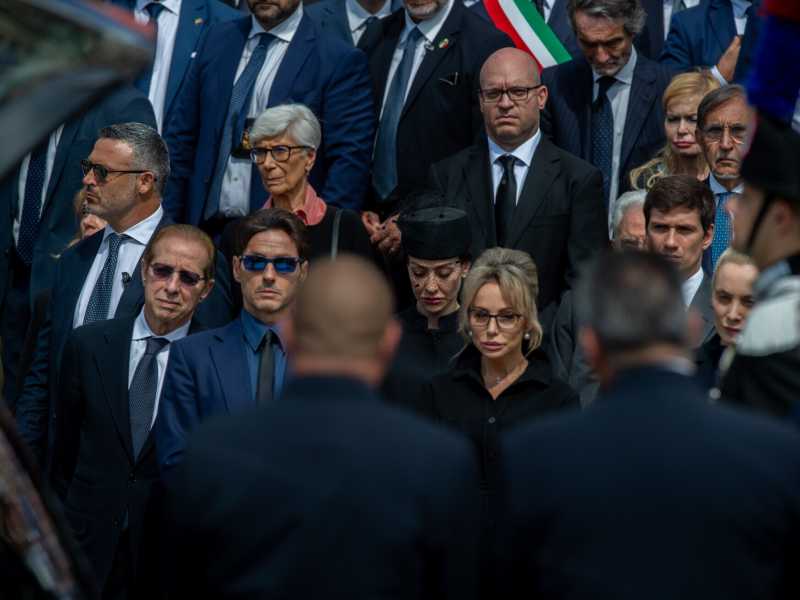 Funerali di Stato di Silvio Berlusconi nel Duomo di Milano (LaPresse) <br />
