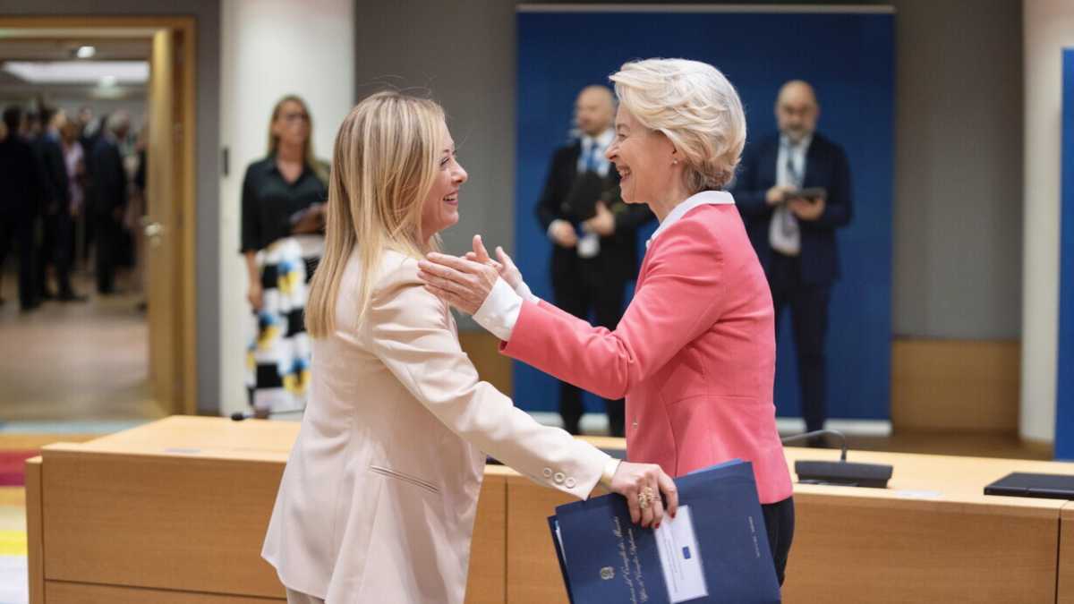 Immagine di Meloni e von der Leyen di nuovo a Tunisi da Saied, più ottimiste