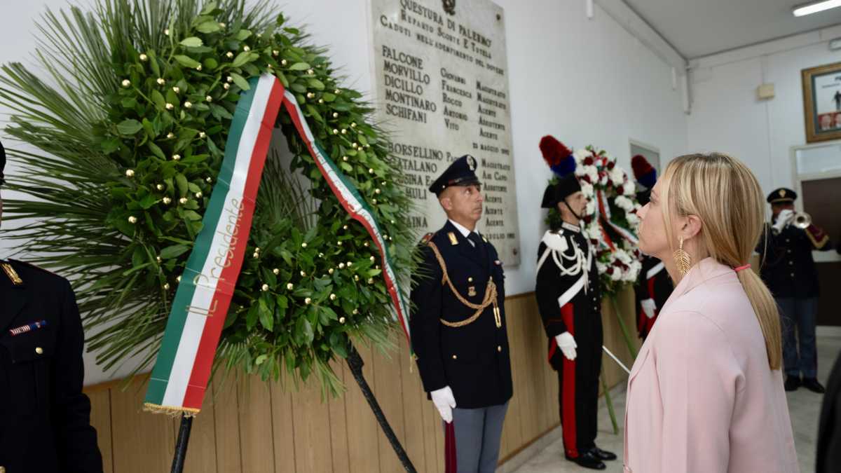 Immagine di Trentuno anni dalla strage di via d'Amelio. Le parole di Mattarella, la visita di Meloni