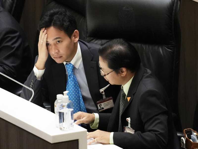 Pita Limjaroenrat (AP Photo/Sakchai Lalit)&nbsp;<br />