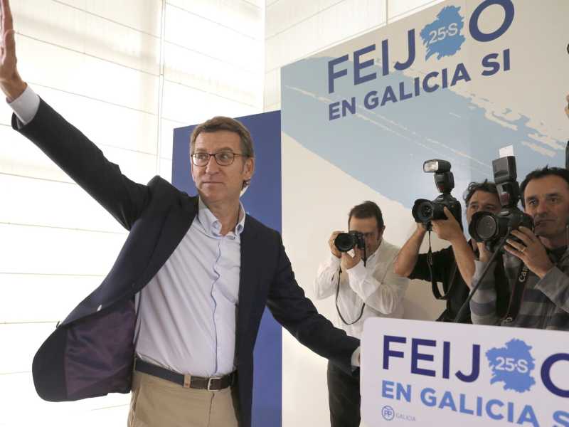 Alberto N&uacute;&ntilde;ez Feij&oacute;o a Santiago De Compostela (LaPresse)&nbsp;<br />