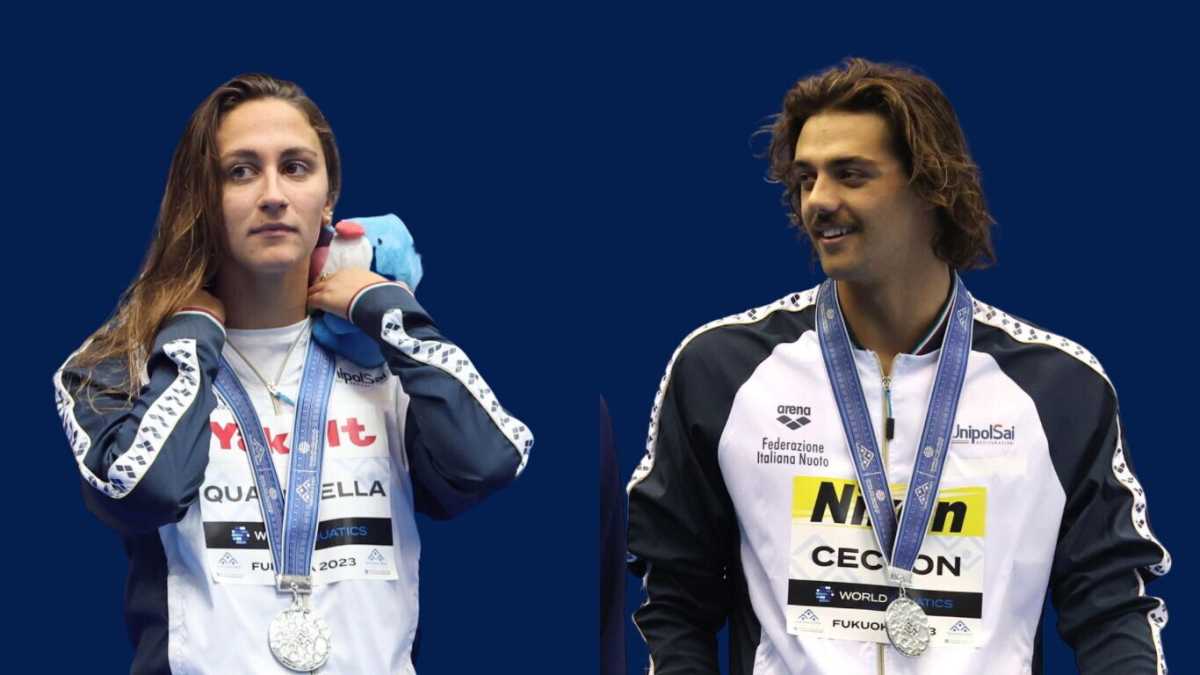 Immagine di Gli argenti diversi di Simona Quadarella e Thomas Ceccon al Mondiale di nuoto