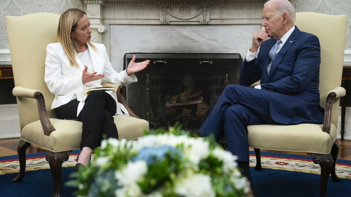 Immagine di Ecco come Biden ha accolto gli altri leader europei alla Casa Bianca