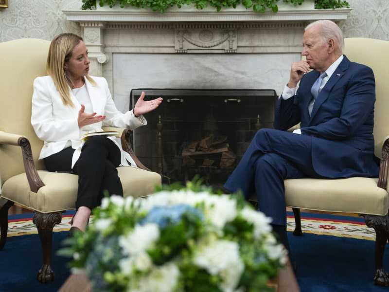 Ecco come Biden ha accolto gli altri leader europei alla Casa Bianca
