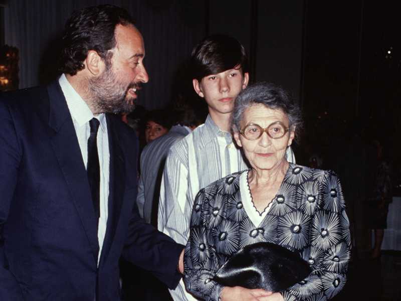 Anna Larina con Ottaviano Del Turco (Olycom)