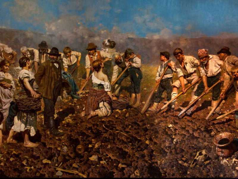 &ldquo;Alla vanga&rdquo; di Arnaldo Ferraguti, 1890 (Wikipedia)<br />&nbsp;<br />