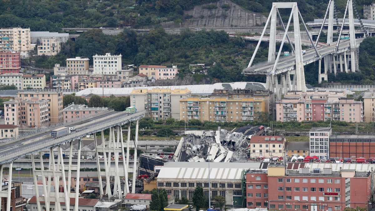 Immagine di Il crollo del Ponte Morandi cinque anni dopo. Mattarella: "Fare giustizia"