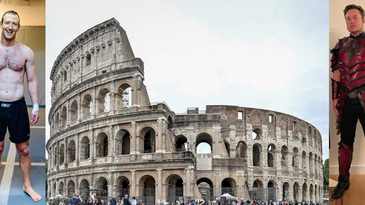 Immagine di Musk e Zuckerberg sarebbero il più grande spottone per Roma da un pezzo