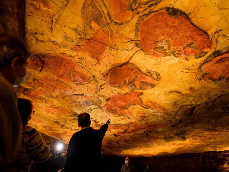 Le grotte di Altamira, nel nord della Spagna, conservano pitture rupestri risalenti al Paleolitico (Ansa)&nbsp;<br />