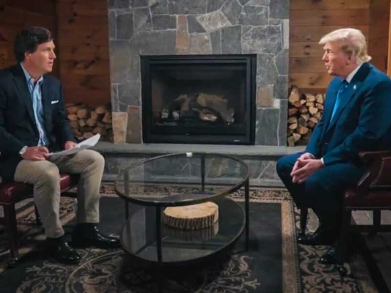 L'intervista di Tucker Carlson a Donald Trump su X&nbsp;<br />
