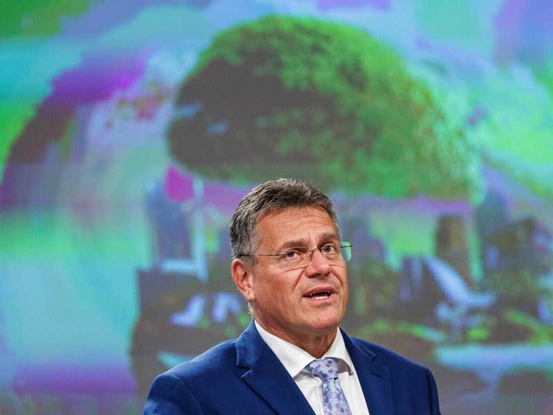  Maros Sefcovic (foto Ansa)