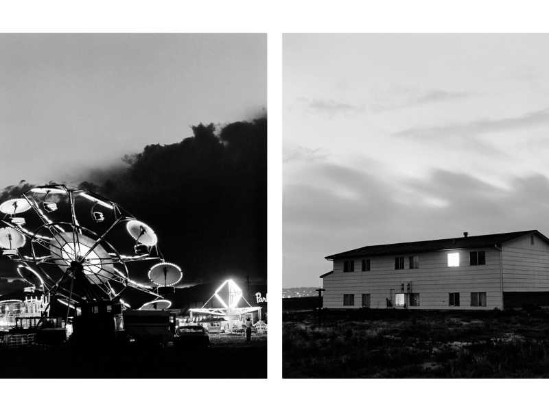 Due immagini da "Summer Nights, Walking" di Robert Adams (Steidl, 2023) © Robert Adams <br />