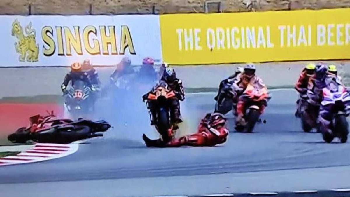 Immagine di Il miracolo di Pecco Bagnaia: "Dopo questo incidente devo solo dire grazie"