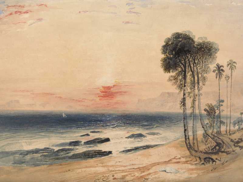 John Martin, "Costa tropicale", 1850 (Wikipedia)