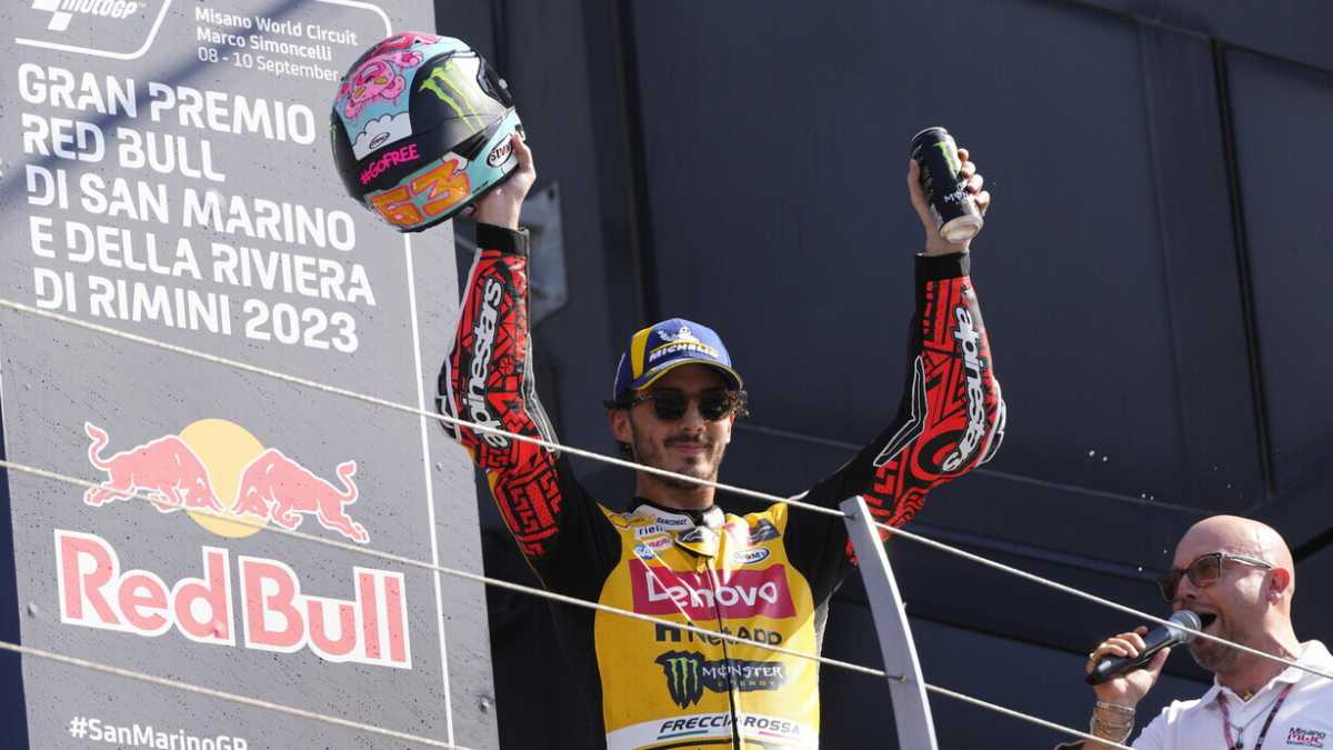 Immagine di Il miracolo di Bagnaia, terzo a Misano dopo l'incidente di Barcellona