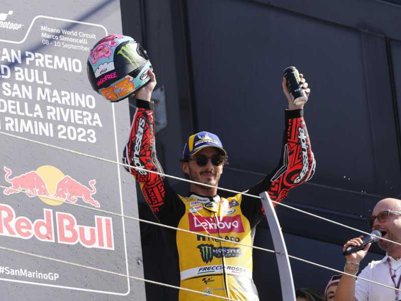 Il miracolo di Bagnaia, terzo a Misano dopo l'incidente di Barcellona