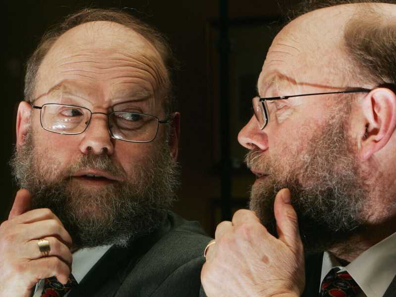Il creatore di Dolly, il professor Ian Wilmut, nel 2005 a Edimburgo (Foto di Christopher Furlong/Getty Images)&nbsp;<br />
