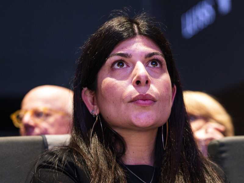 La presidente della commissione parlamentare Antimafia Chiara Colosimo (foto Ansa)