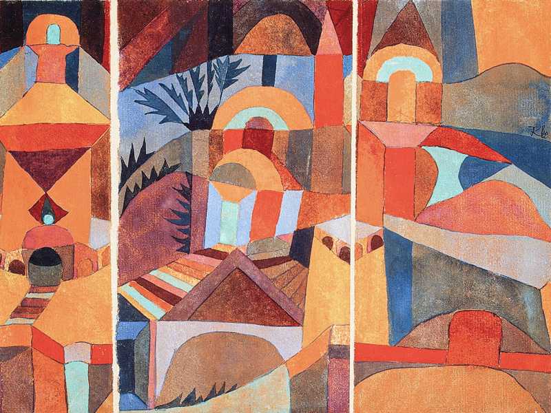Paul Klee, "Temple garden" (Wikipedia)