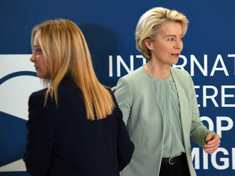 Domani Von der Leyen sarà a Lampedusa con Meloni