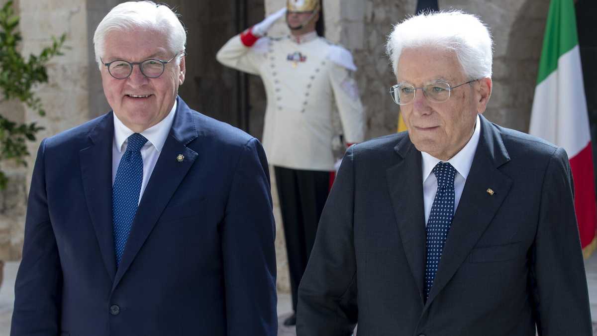 Immagine di Mattarella al presidente tedesco Steinmeier: “Le regole di bilancio Ue non siano ottuse”