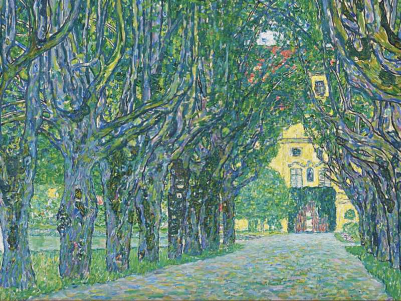 "Via nel parco di Schloss Kammer", G. Klimt (Wikipedia)<br />
