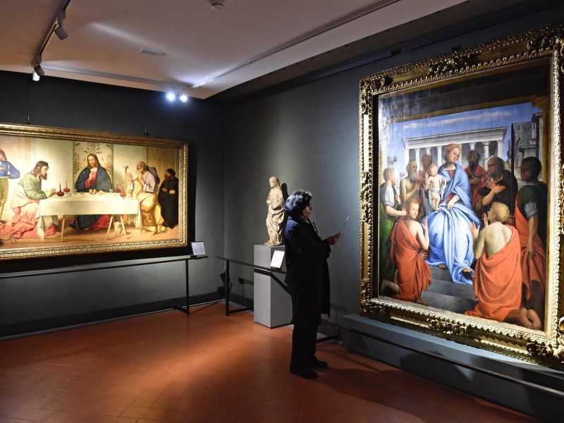 La collezione Contini Bonacossi in mostra agli Uffizi di Firenze (Foto Ansa)