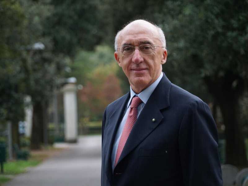 Enrico Marchi, presidente di Finint, ha messo insieme la cordata di imprenditori che ha acquistato da Gedi sei quotidiani del nord est (Ansa)&nbsp;<br />