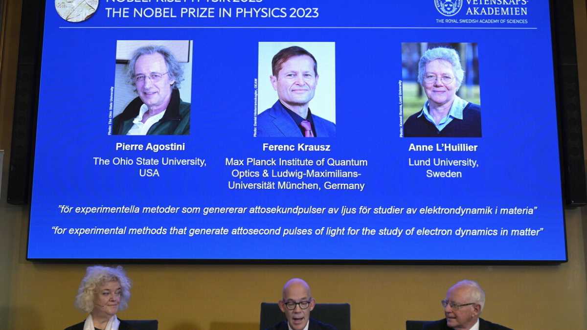 Immagine di Da Lucrezio al 2023: Nobel per la Fisica per Agostini, Krausz e L’Huillier