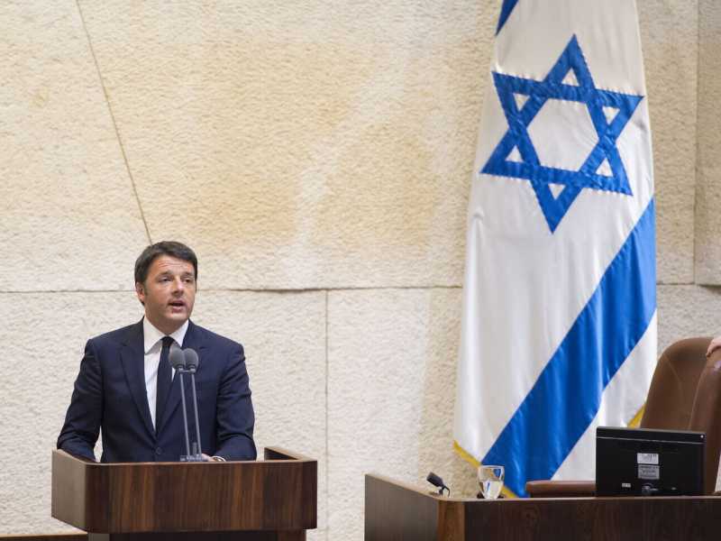 "Israele ha il diritto e il dovere di esistere e resistere", ci dice Renzi