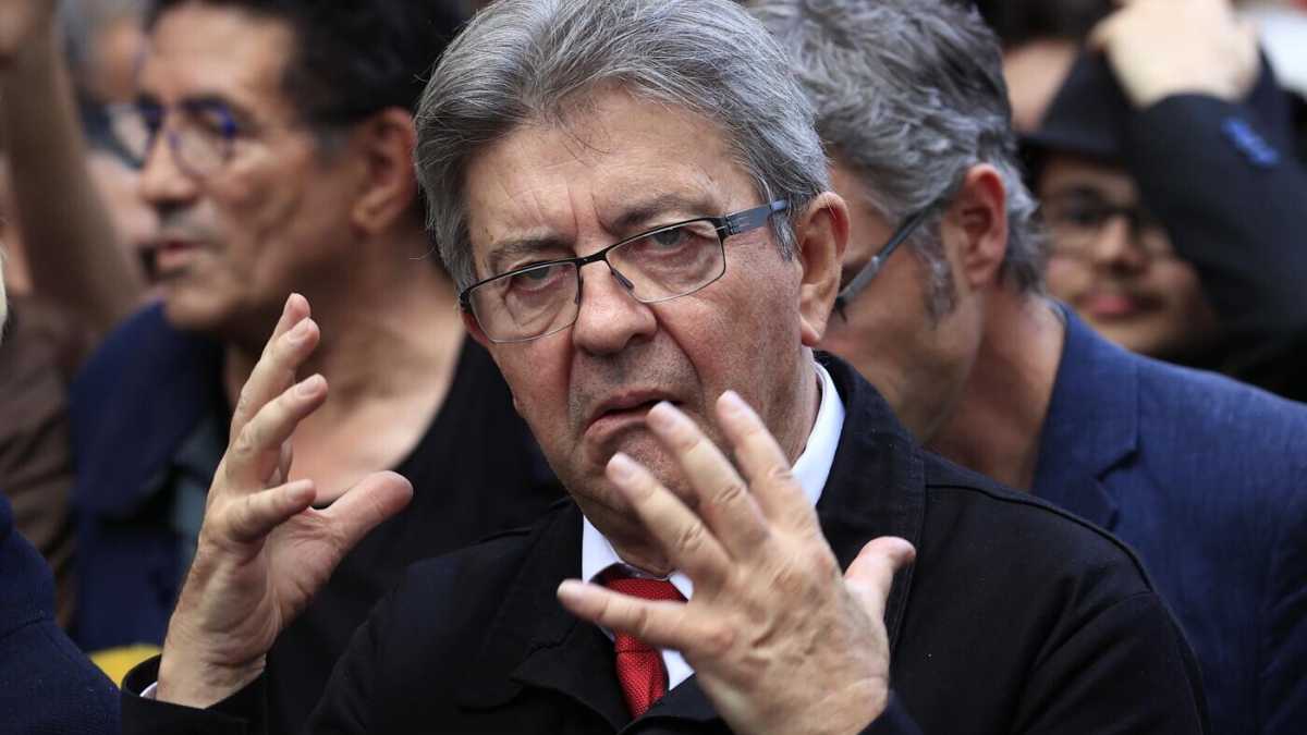 Immagine di Mélenchon non condanna né menziona l'attacco di Hamas. L'ostilità verso Israele