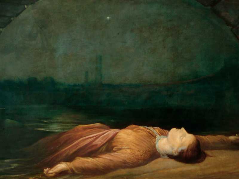 Found Drowned, dipinto a olio di George Frederic Watts, circa 1850 (Wikimedia)&nbsp;<br />