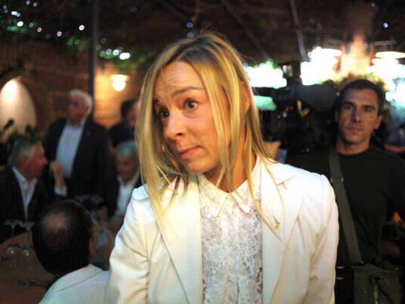 Monica Rizzi alla presentazione del Giro di Padania (LaPresse) <br />