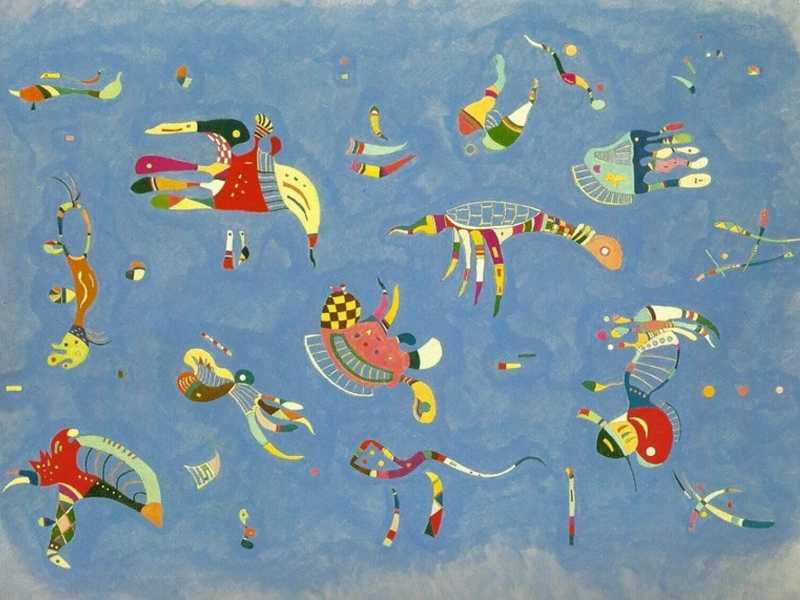 <span style="font-family: Arial, Verdana, sans-serif; font-size: 12px;">Blu cielo, particolare &ndash; By Wassily Kandinsky</span>